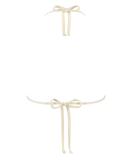 Triangel bikinitop crochet, Wit