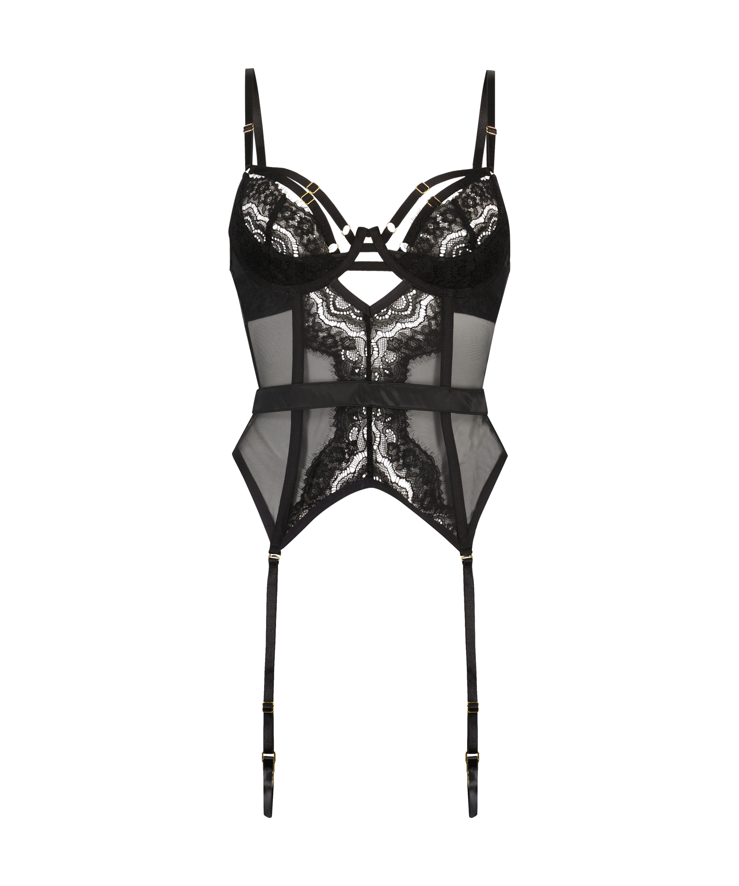 Private Bustier Elizabeth, Zwart, main