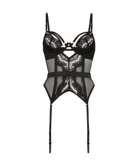 Private Bustier Elizabeth, Zwart