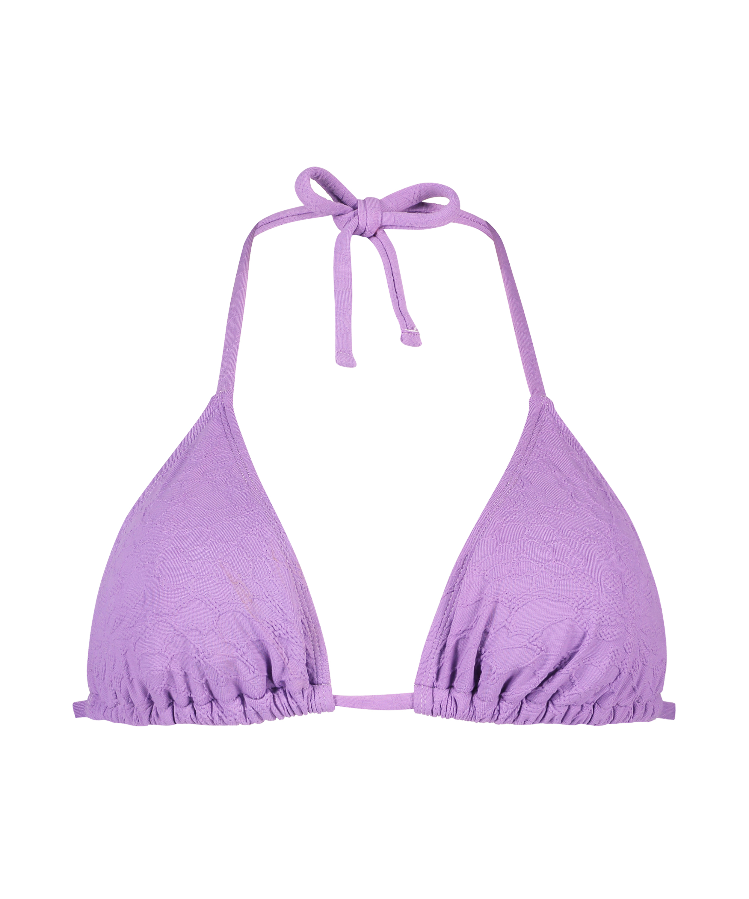 Haut de bikini Triangle Libby, Pourpre, main