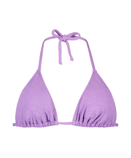 Haut de bikini Triangle Libby, Pourpre