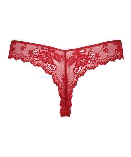 Invisible string Lace back, Rood