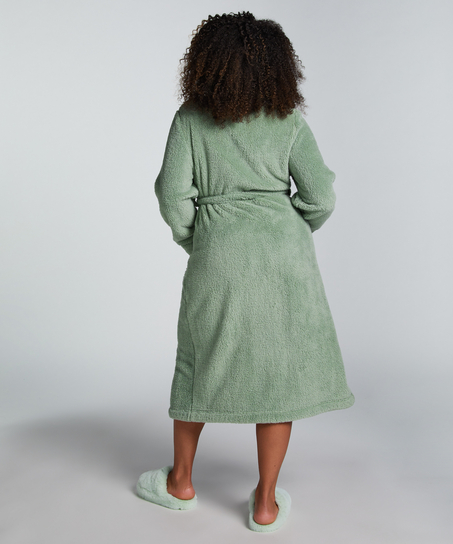Badjas Fleece, Groen