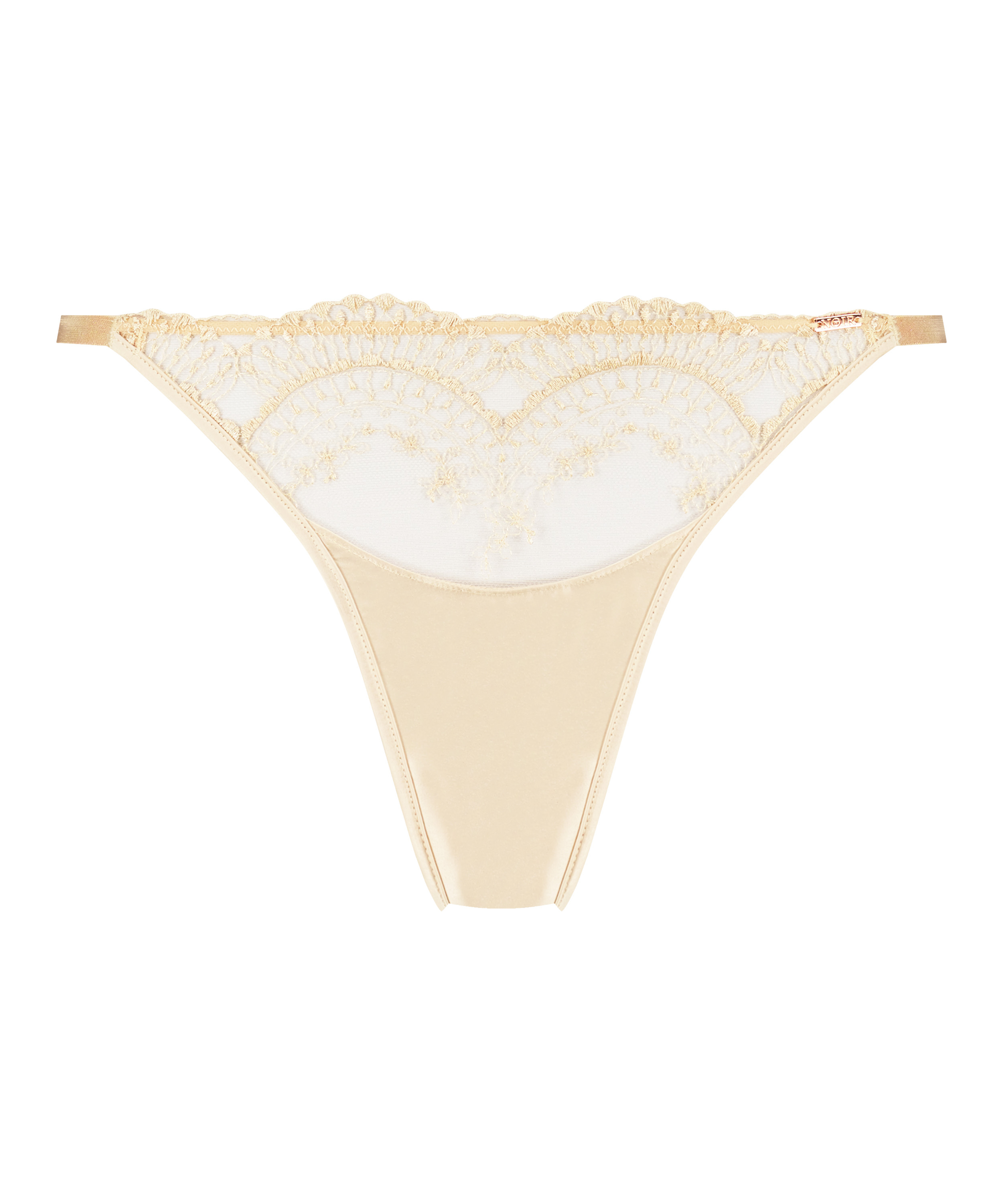 Slip br&eacute;silien Stella, Jaune, main