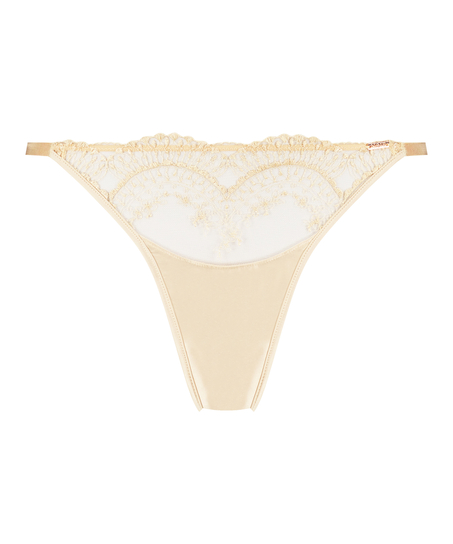 Slip br&eacute;silien Stella, Jaune