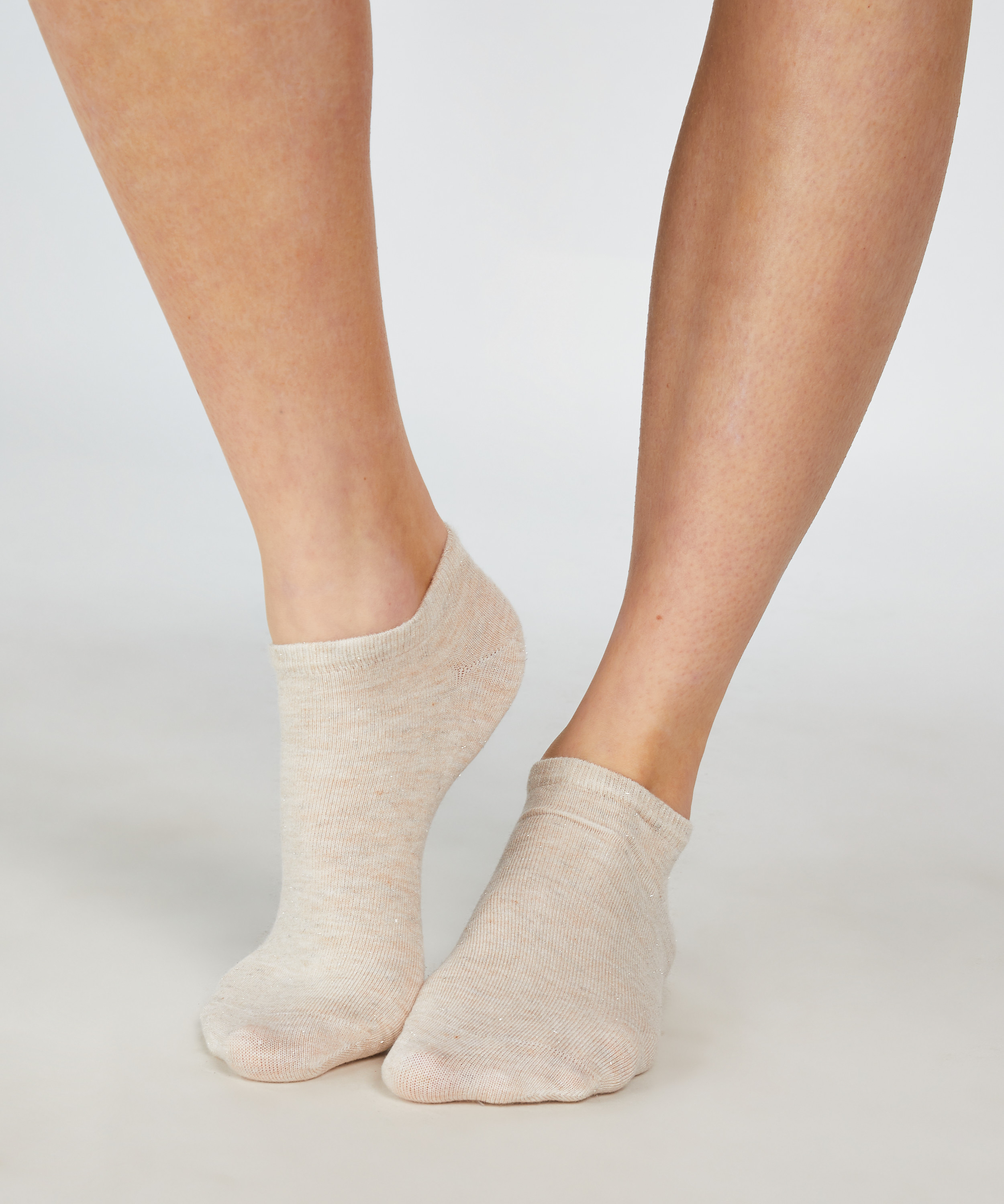 Lot de 2 paires de Chaussettes lurex, Jaune, main