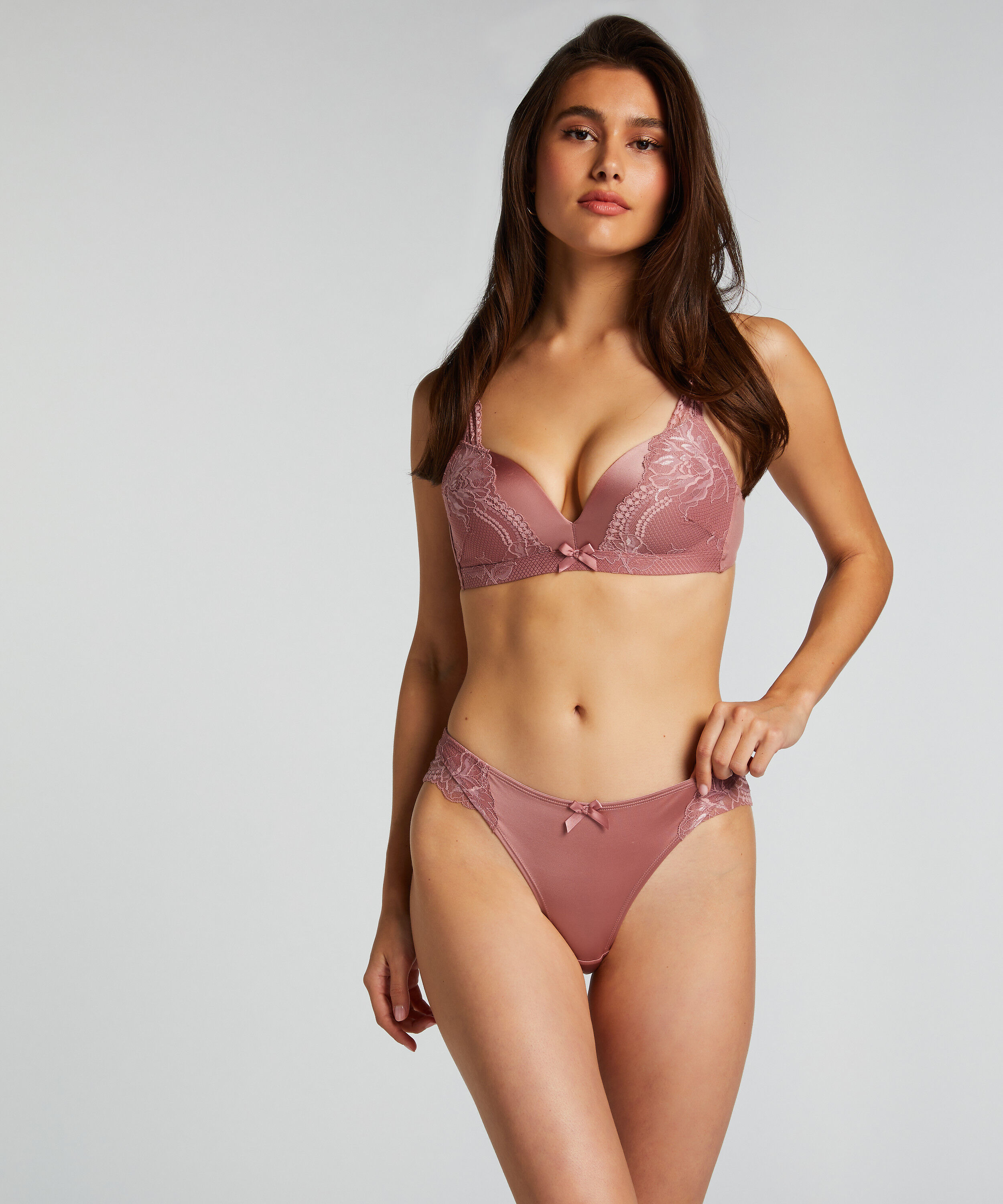 Slip br&eacute;silien Lycke, Rose
