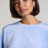 Velours Top, Blauw