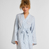Robe courte en mousseline, Bleu
