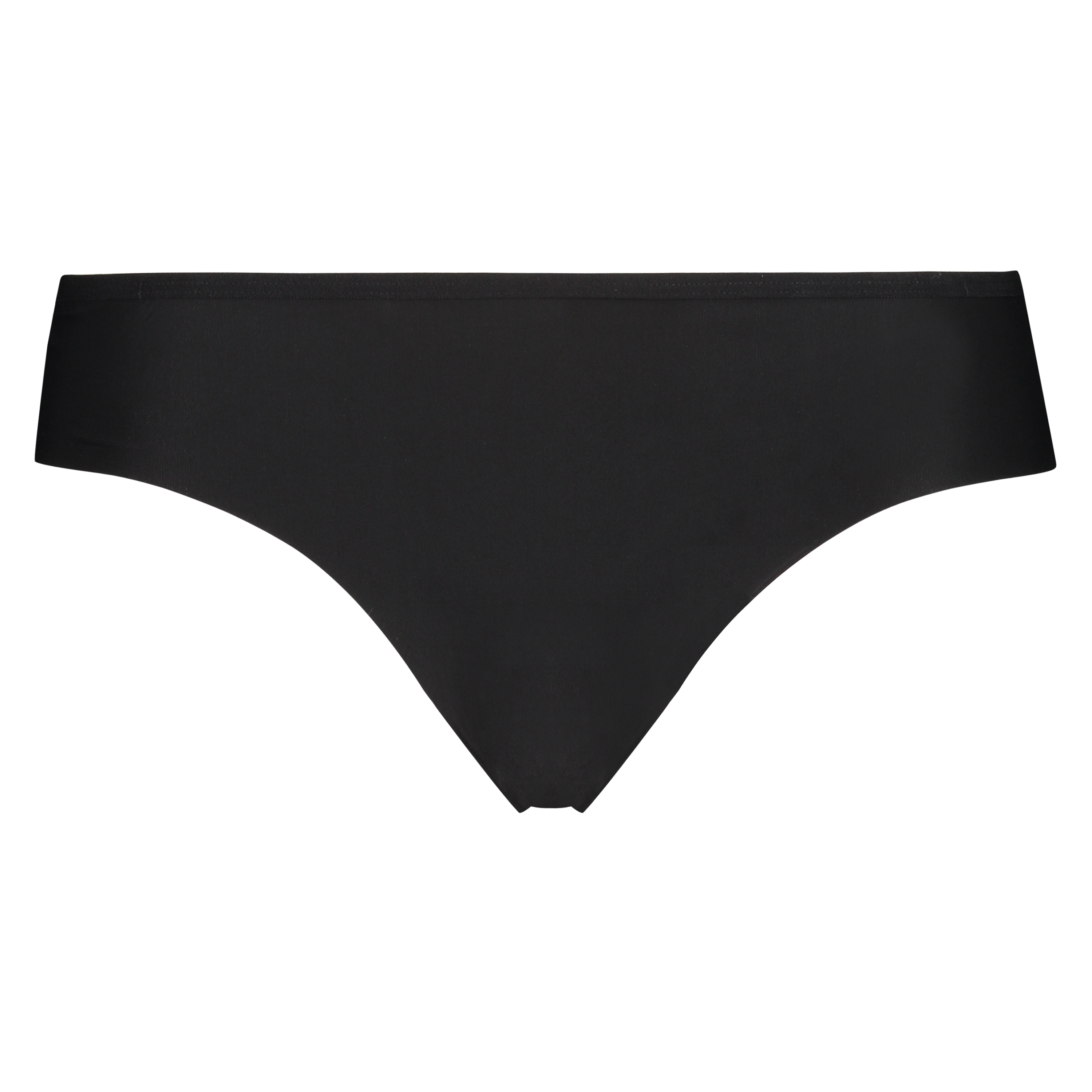 Slip br&eacute;silien invisible avec marque, Noir, main