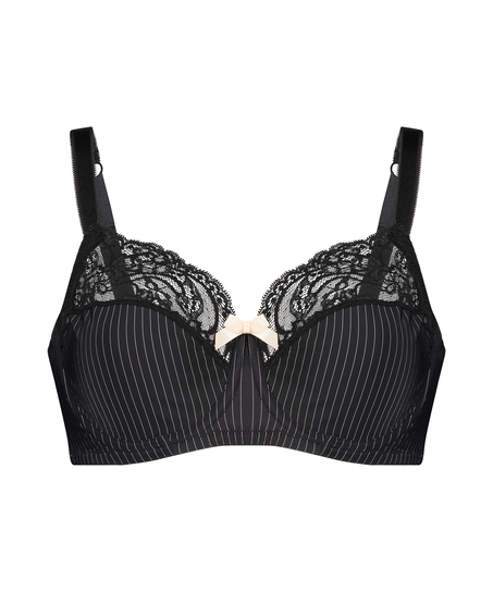 Soutien-gorge &agrave; armatures non-pr&eacute;form&eacute; Adalyn, Noir