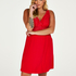 Slipdress Nora Lace, Rood