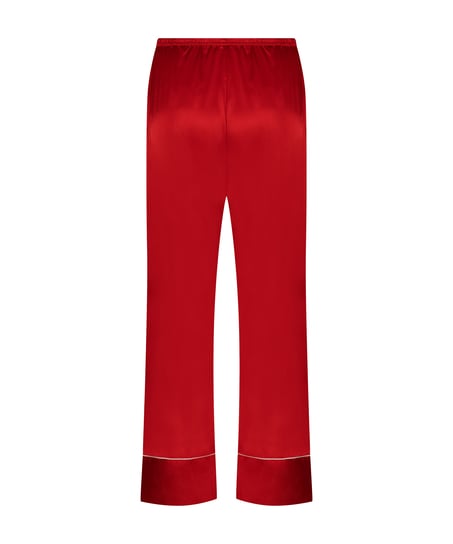 Broek Satijn, Rood