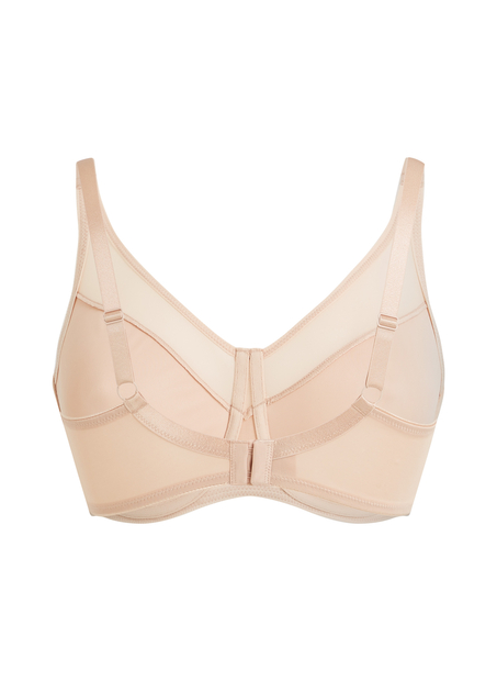 Niet-voorgevormde minimizer beugel bh Nina, Beige
