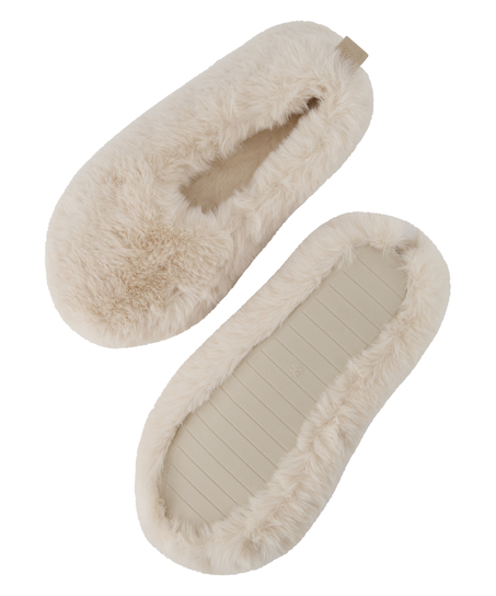 Chaussons ballerine, Blanc