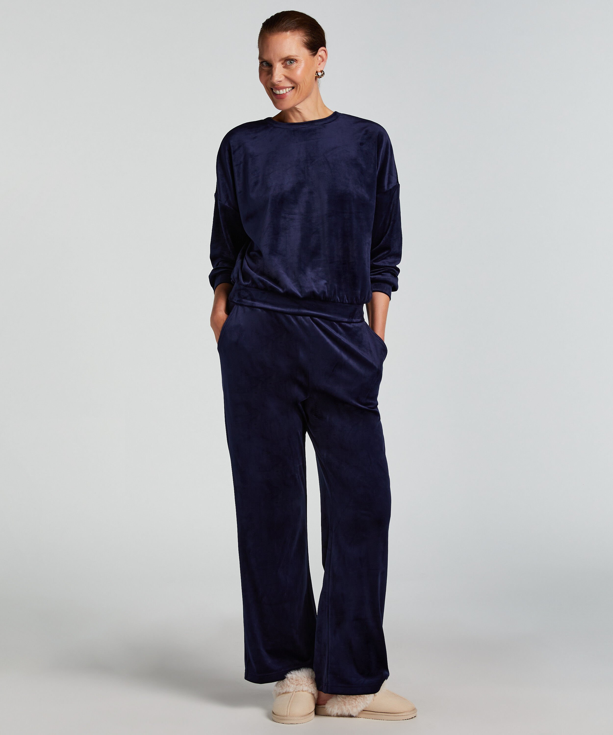 Pantalon de pyjama velours