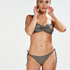 Voorgevormde bandeau bikinitop Tribe, Groen