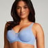 Soutien-gorge &agrave; armatures non-pr&eacute;form&eacute; minimiseur Nina, Bleu