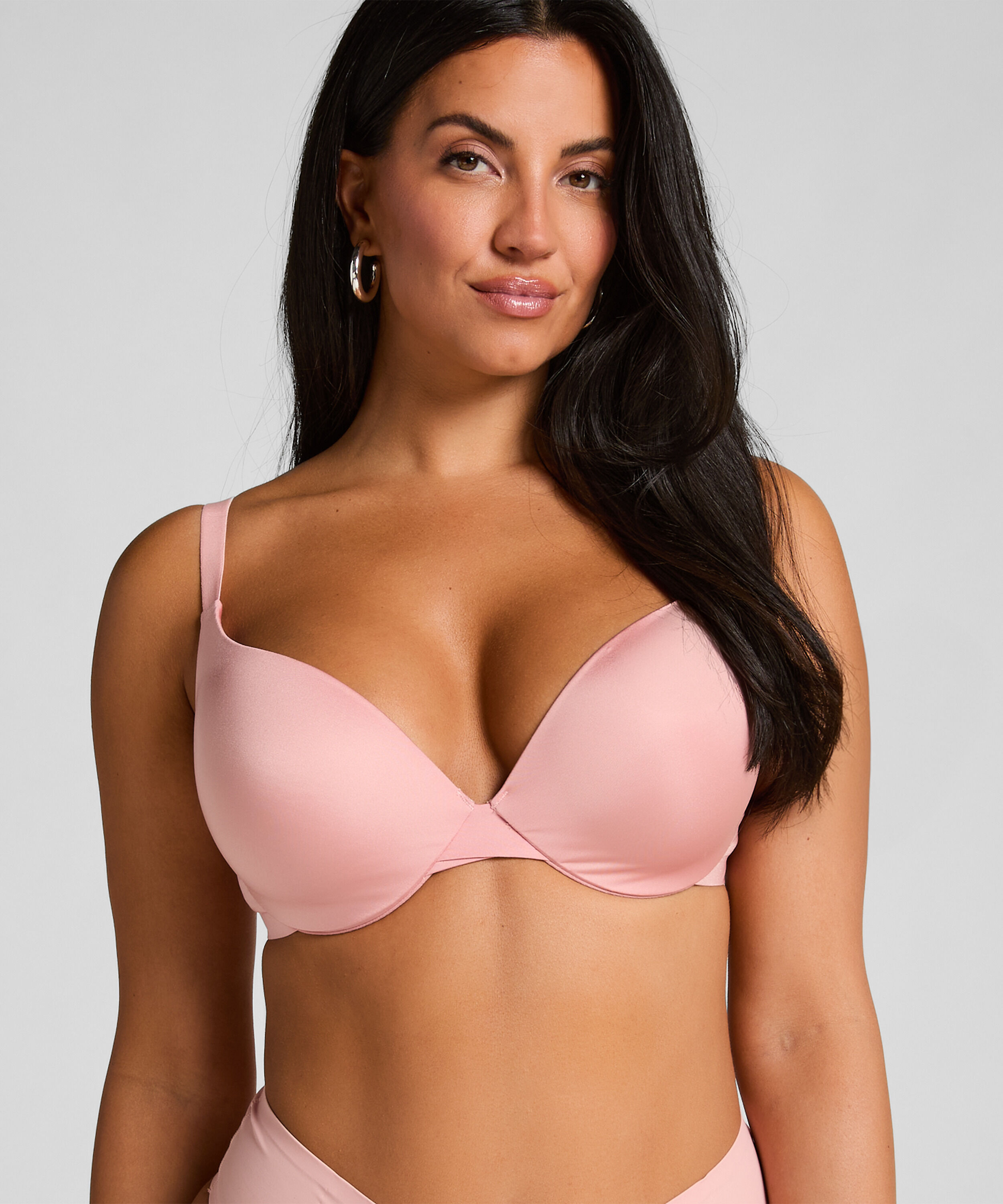 Voorgevormde push-up beugel bh Smooth, Roze