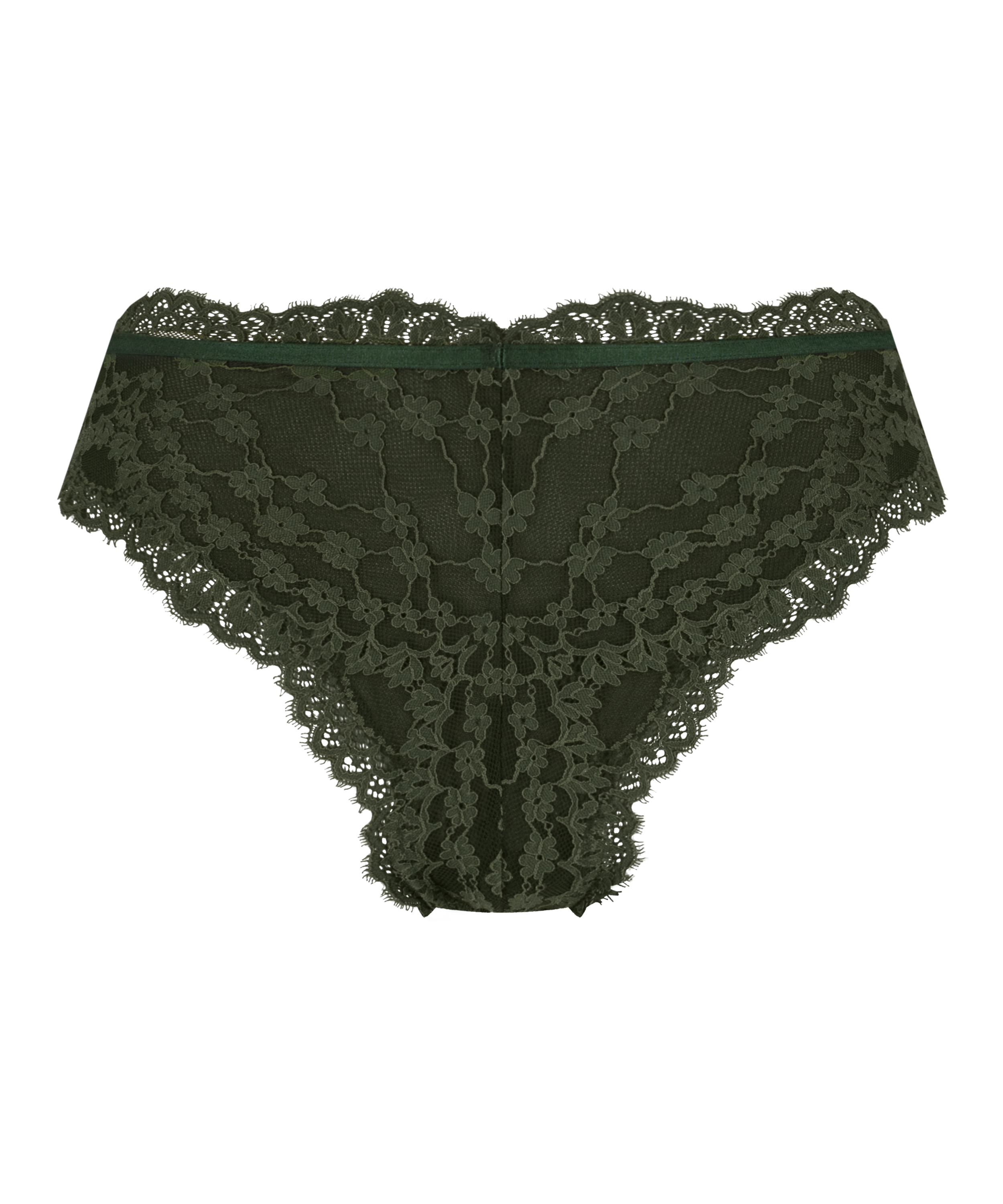 Slip br&eacute;silien Daisy, Vert, main