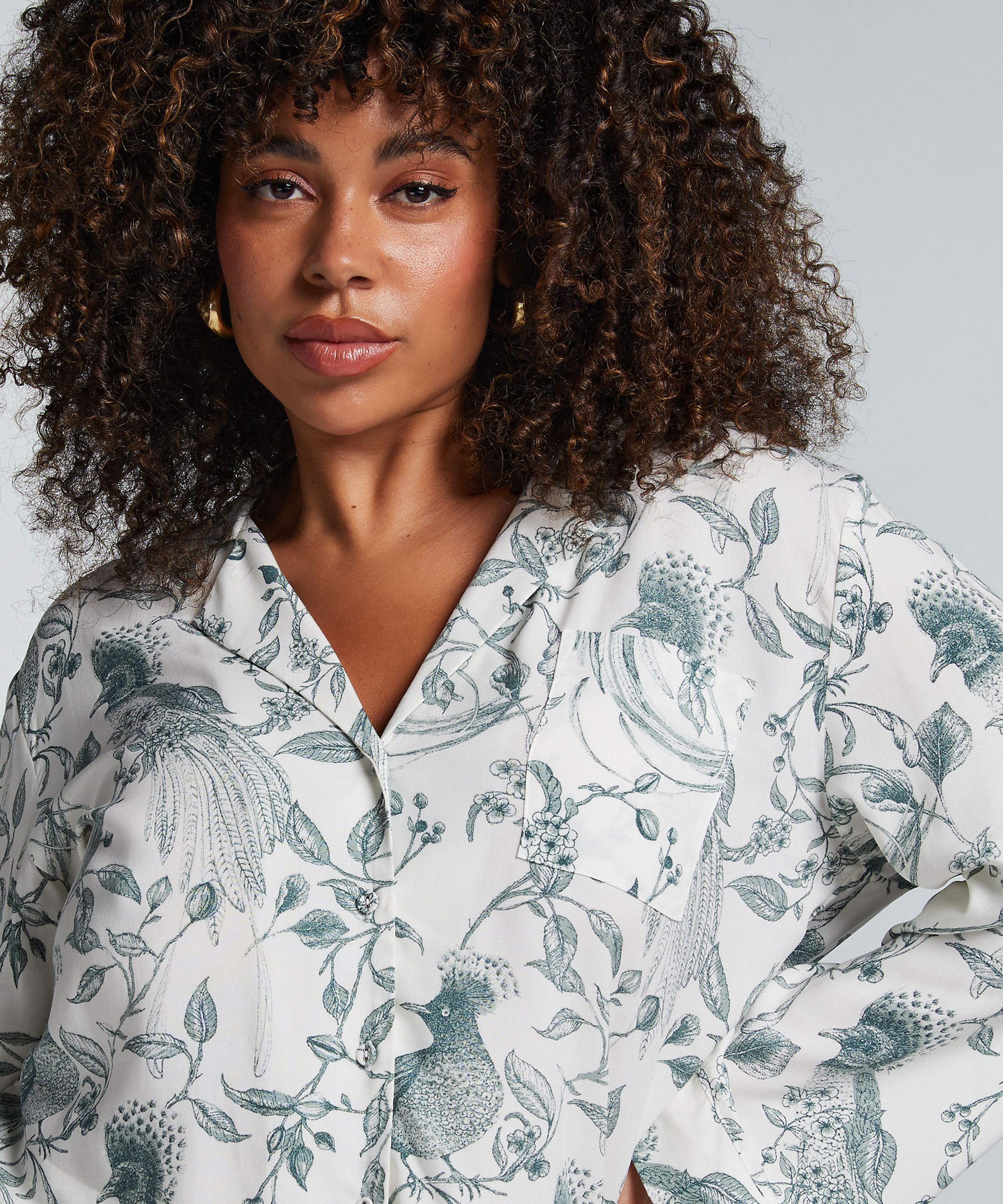 Pyjama Top, Wit, main