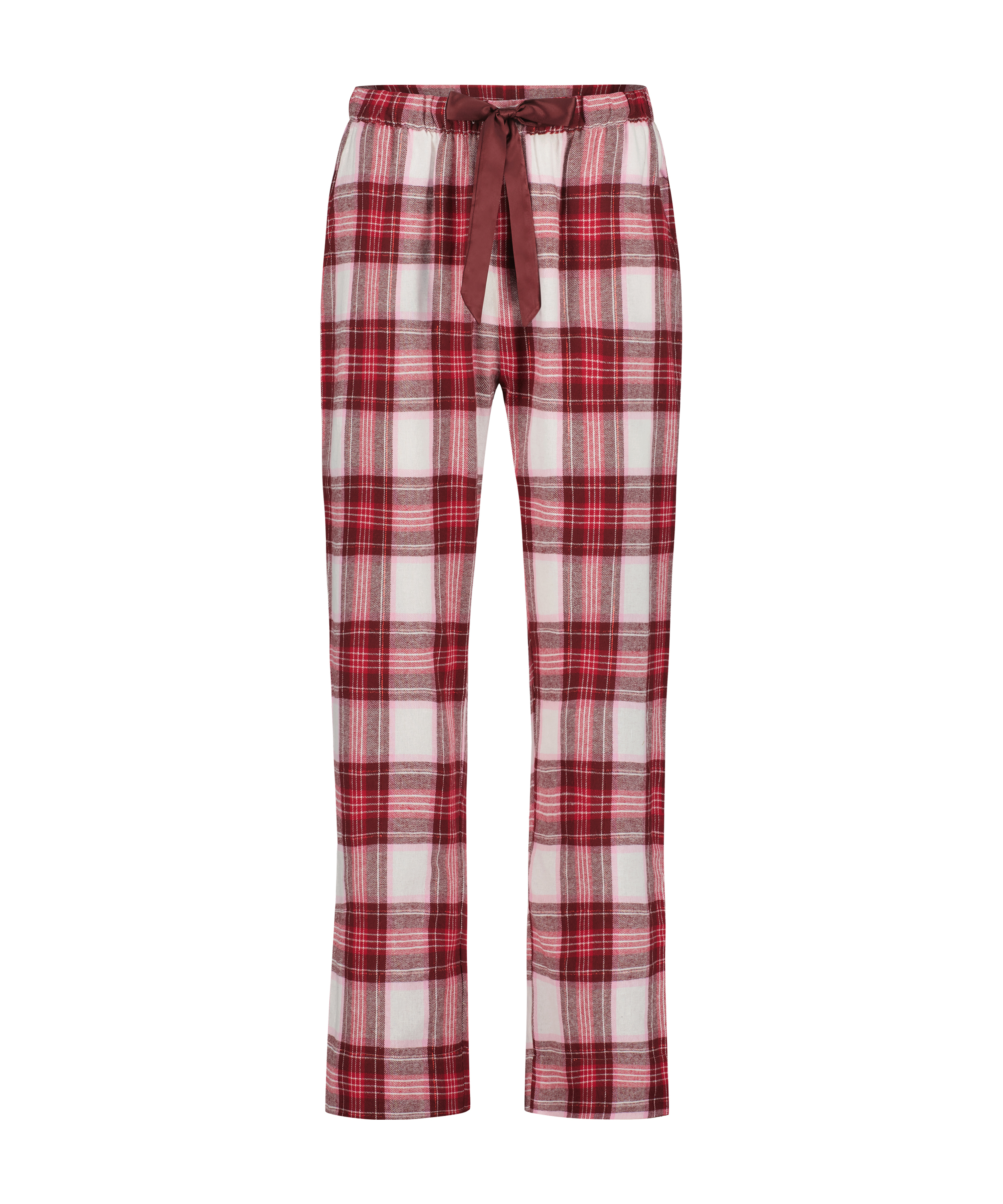Petite pyjamabroek Flanel, Roze, main