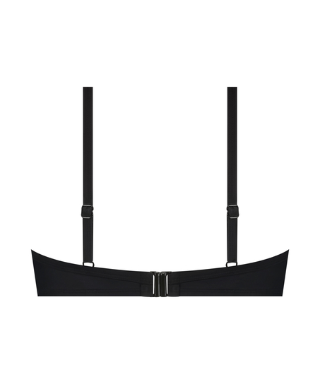 Haut de bikini Luxe, Noir