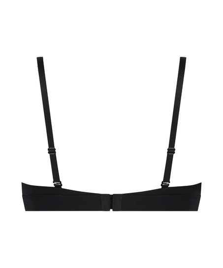 Voorgevormde bh zonder beugel, Zwart