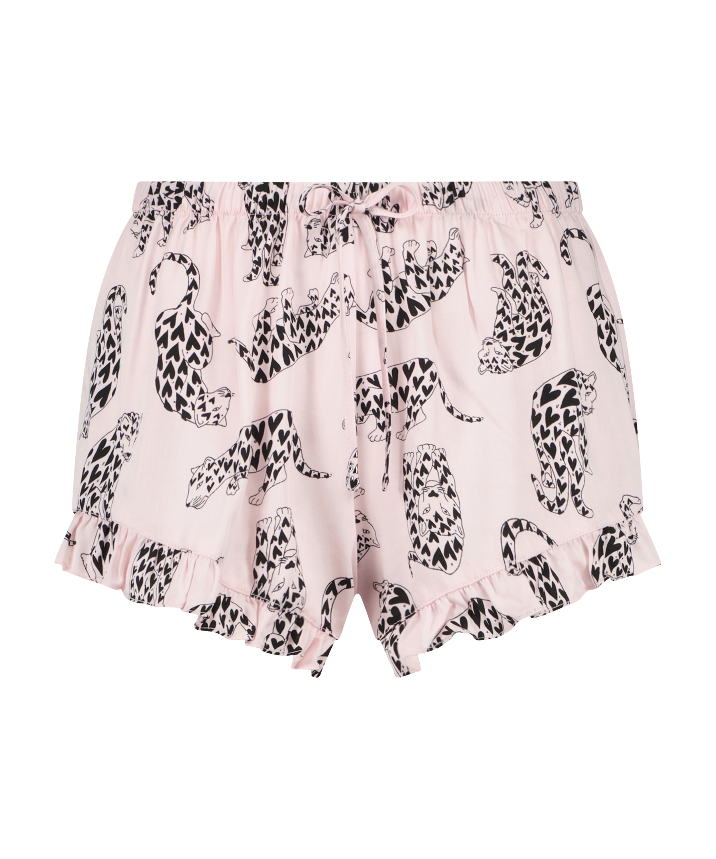 Short de pijama, Rose, main