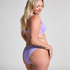 Haut de bikini &agrave; armatures non pr&eacute;form&eacute; Scallop, Pourpre
