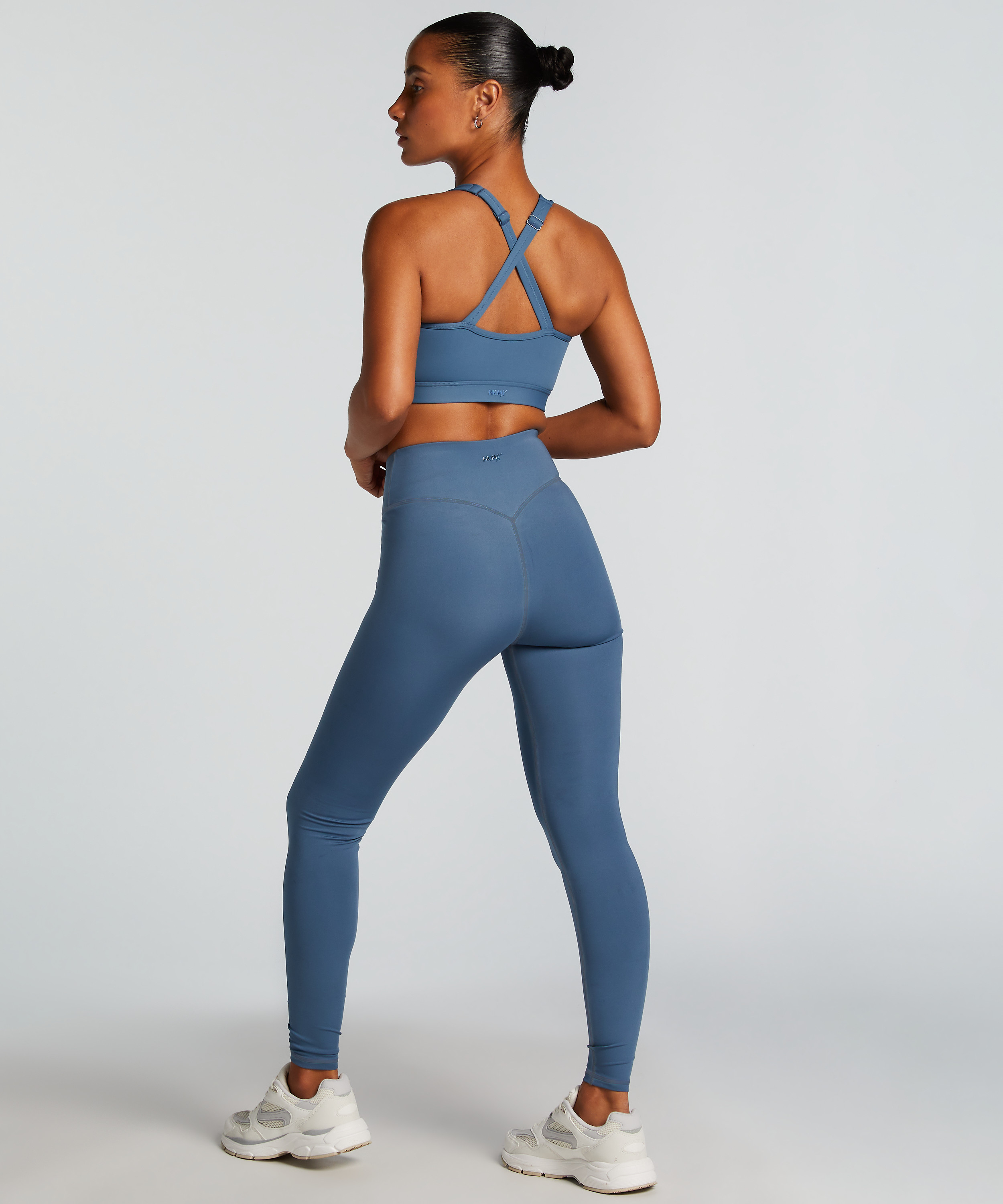 HKMX sportlegging met hoge taille, Blauw, main