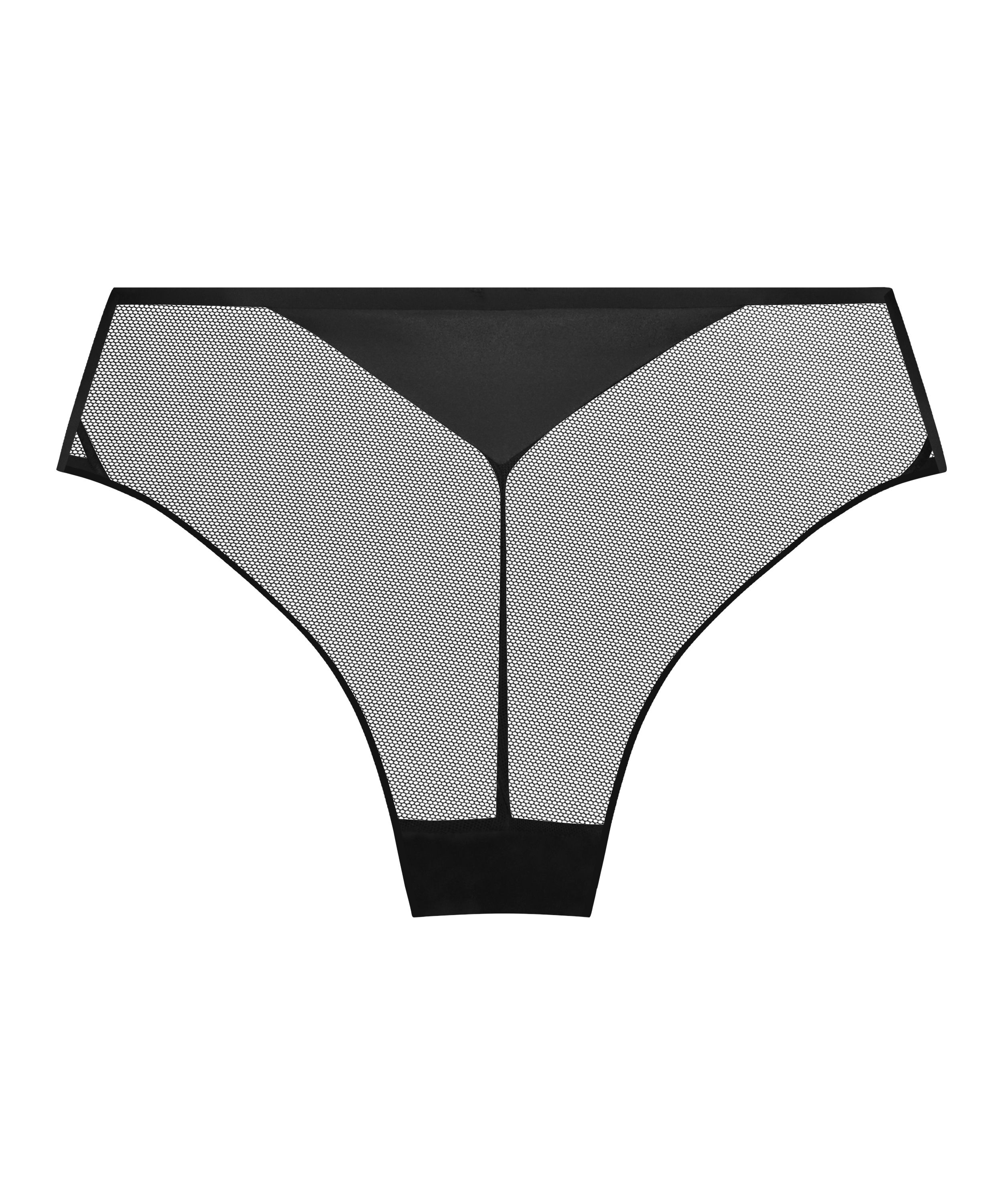 Slip brésilien Essential, Noir, main