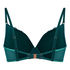 Soutien-gorge à armatures rembourré longline Julia, Vert