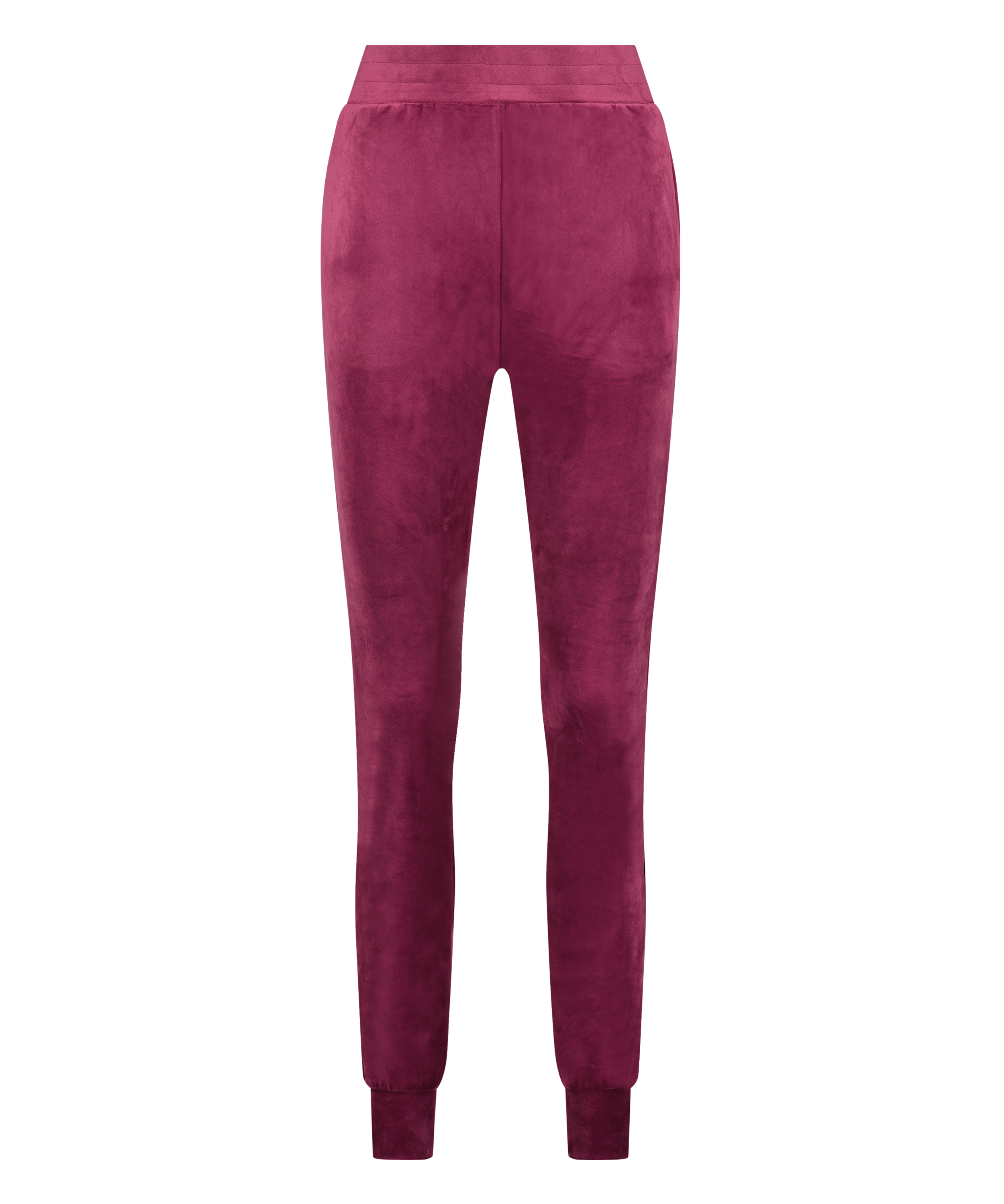 Joggingbroek Velours, Paars, main