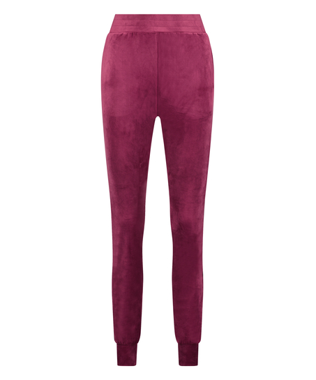 Joggingbroek Velours, Paars