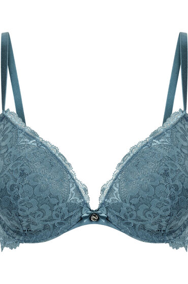 Hunkemöller Voorgevormde push-up beugel bh Marine Blauw, foto 3