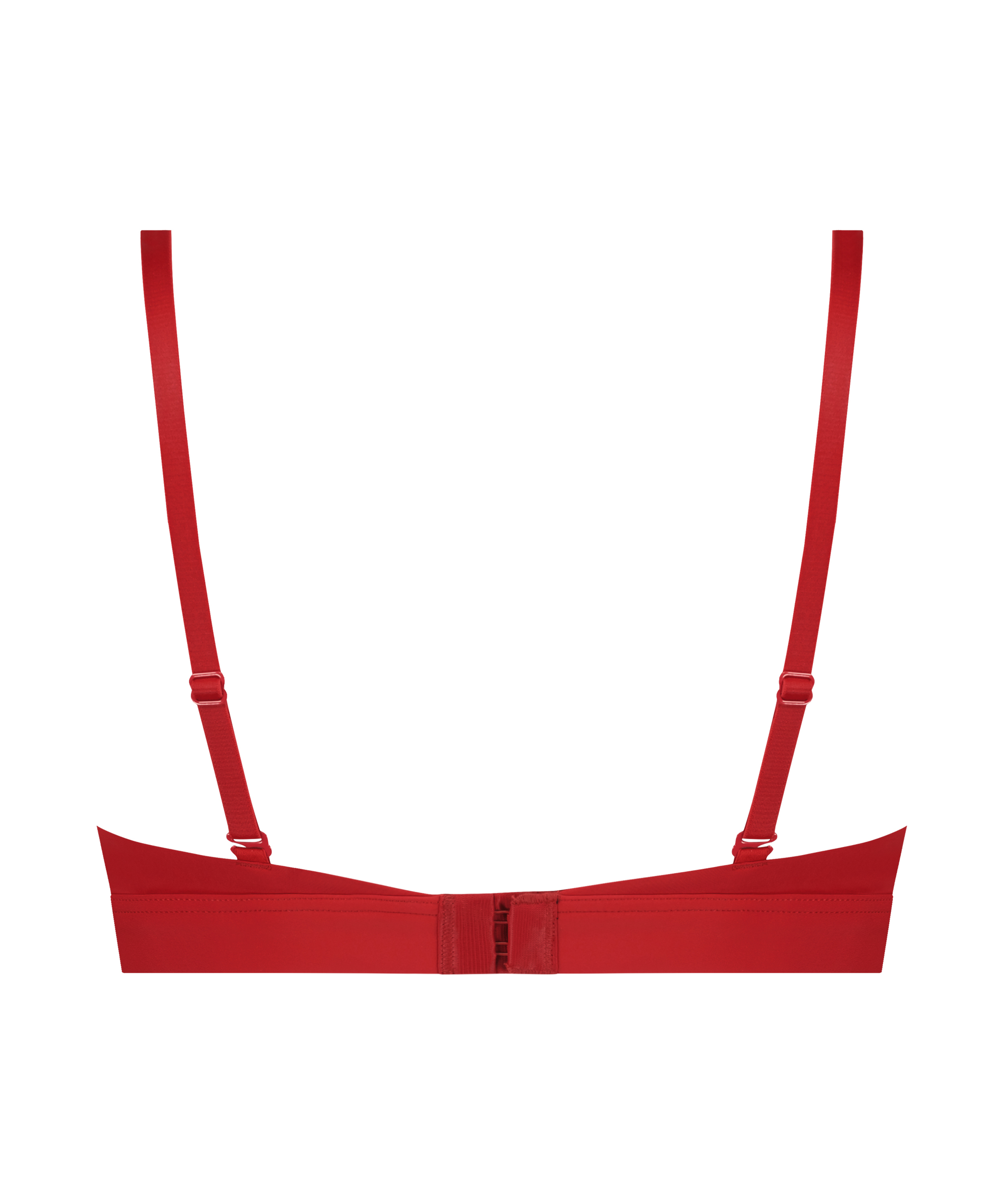 Voorgevormde bh zonder beugel, Rood, main