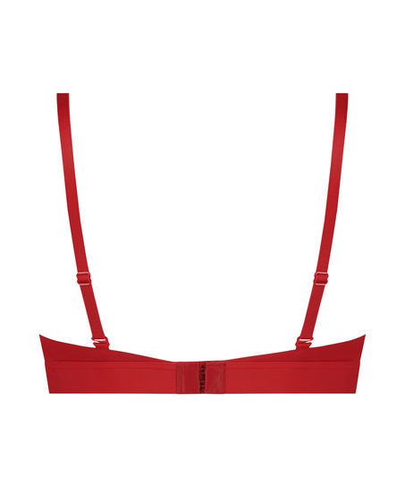 Voorgevormde bh zonder beugel, Rood