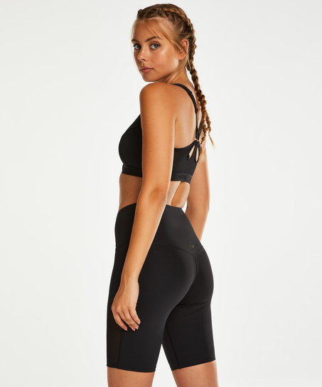 HKMX high waisted bike shorts, Zwart
