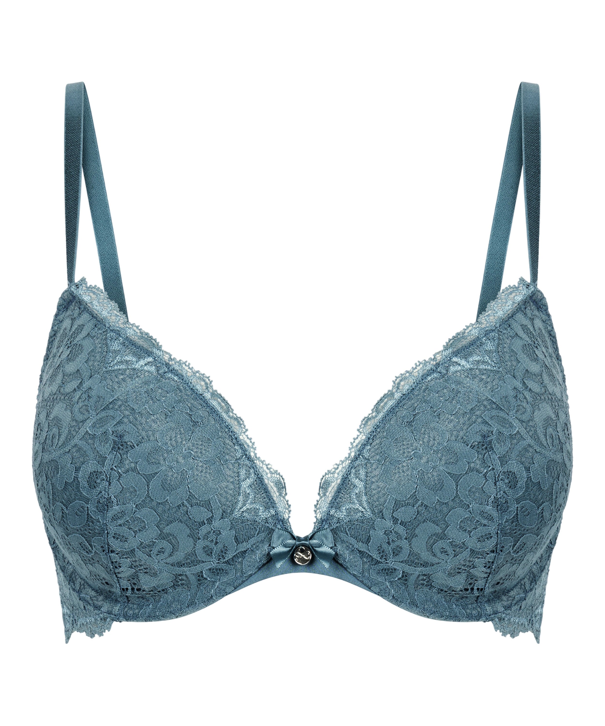 Soutien-gorge &agrave; armatures pr&eacute;form&eacute; push-up Marine, Bleu