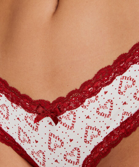 V-shape micro brazilian, Wit