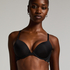 Soutien-gorge &agrave; armatures pr&eacute;form&eacute; push-up Angie, Noir