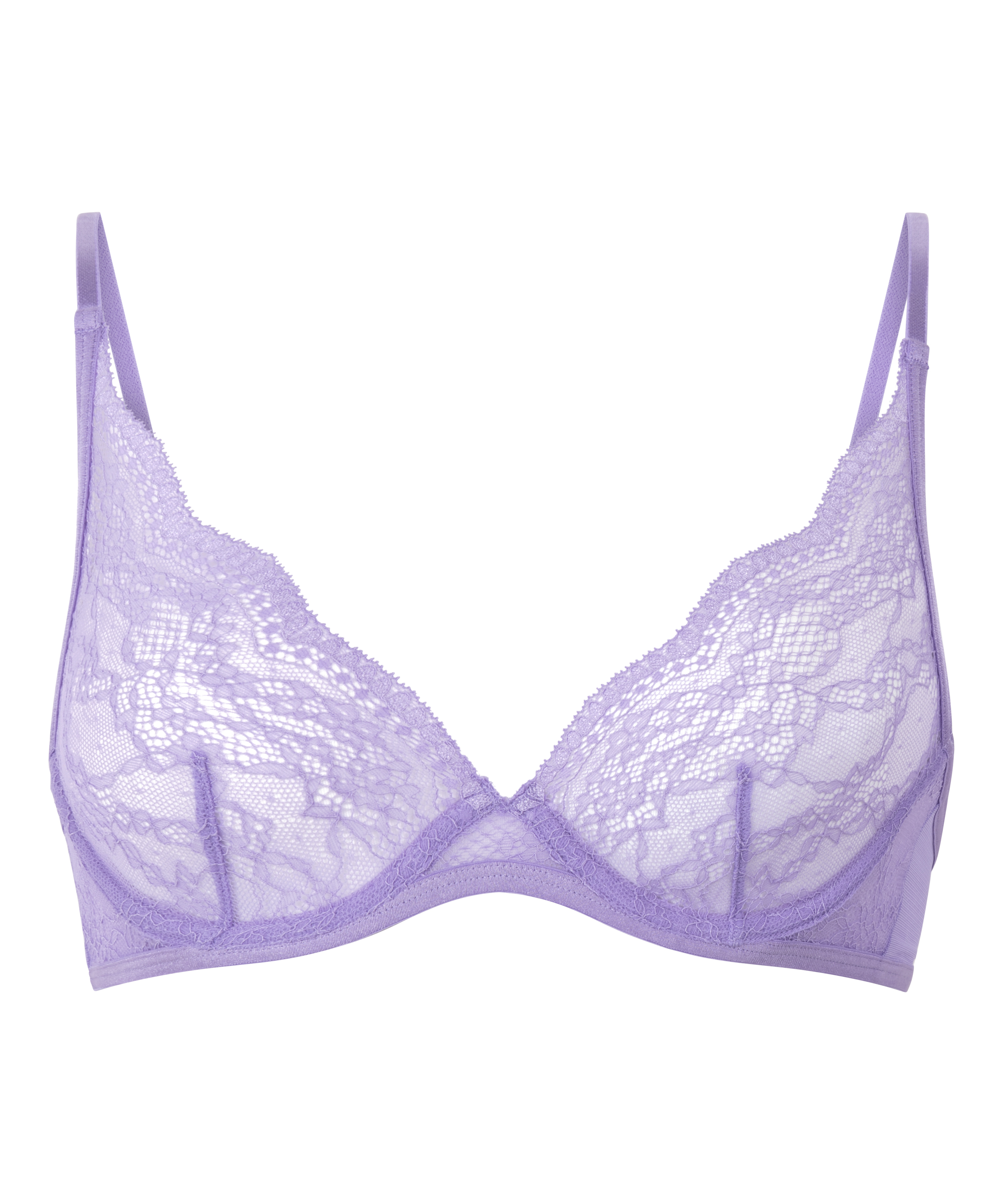 Soutien-gorge &agrave; armatures non-pr&eacute;form&eacute; Isabelle, Pourpre, main