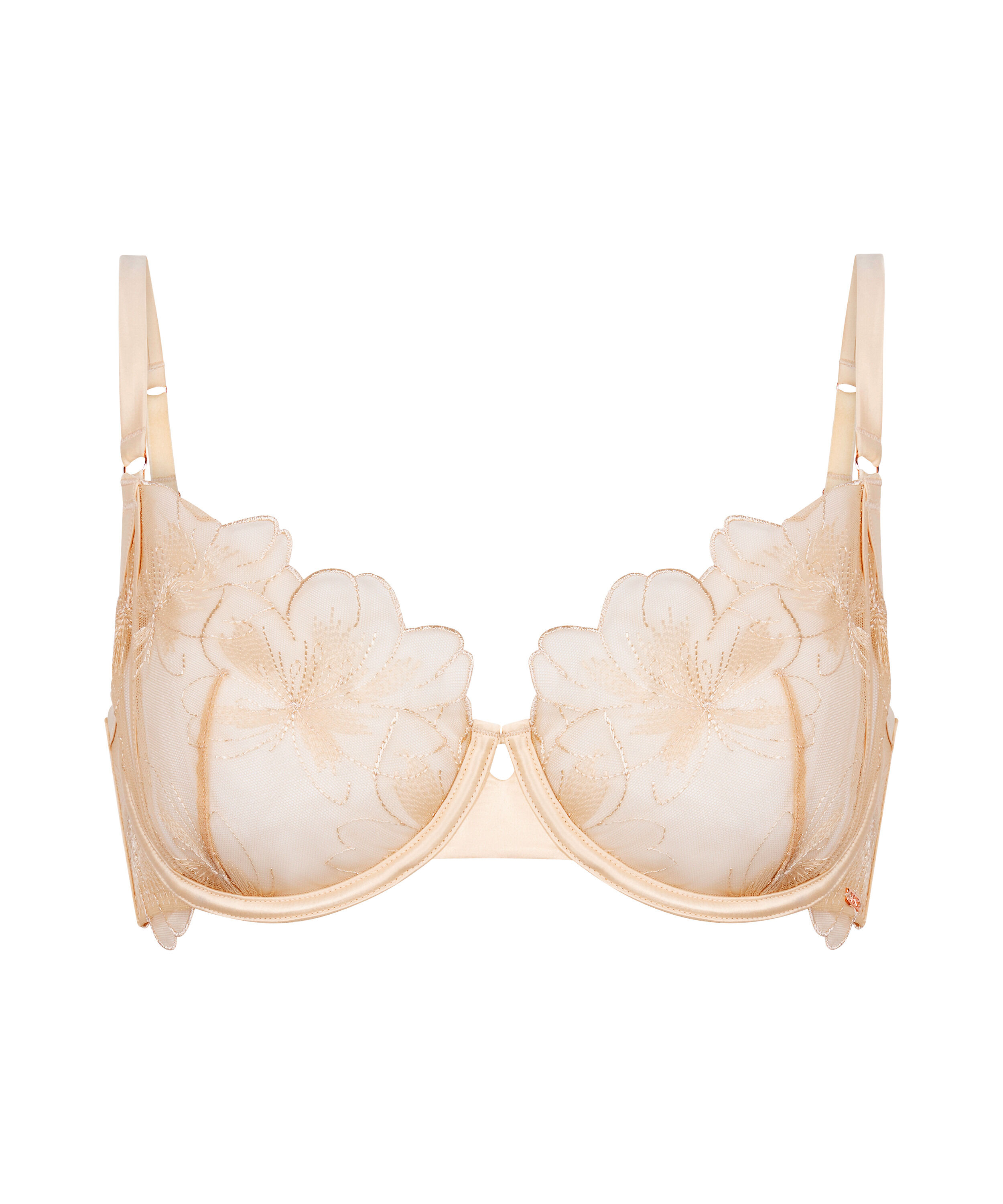 Niet-voorgevormde beugel bh Emilia, Geel