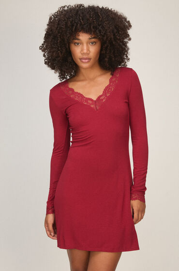 Hunkemöller Nachthemd Lace Nana Rood