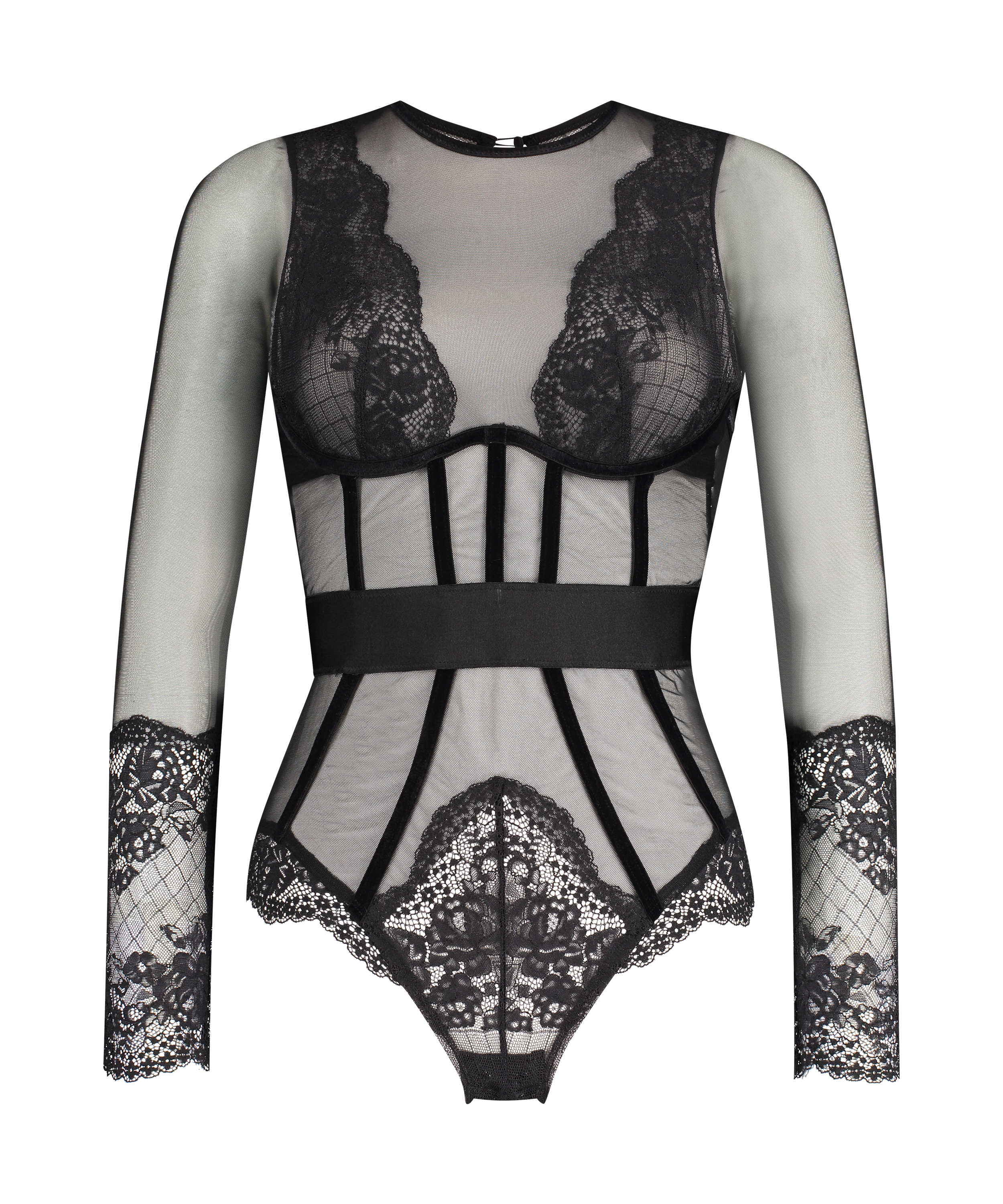 Body underwired Priscilla Rebecca Mir, Zwart, main