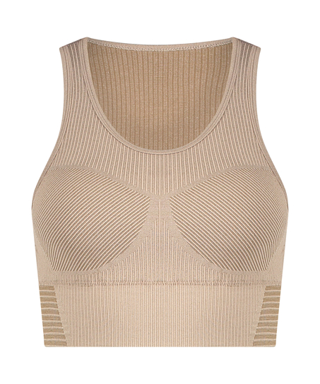 HKMX naadloze Sport bh, Grijs