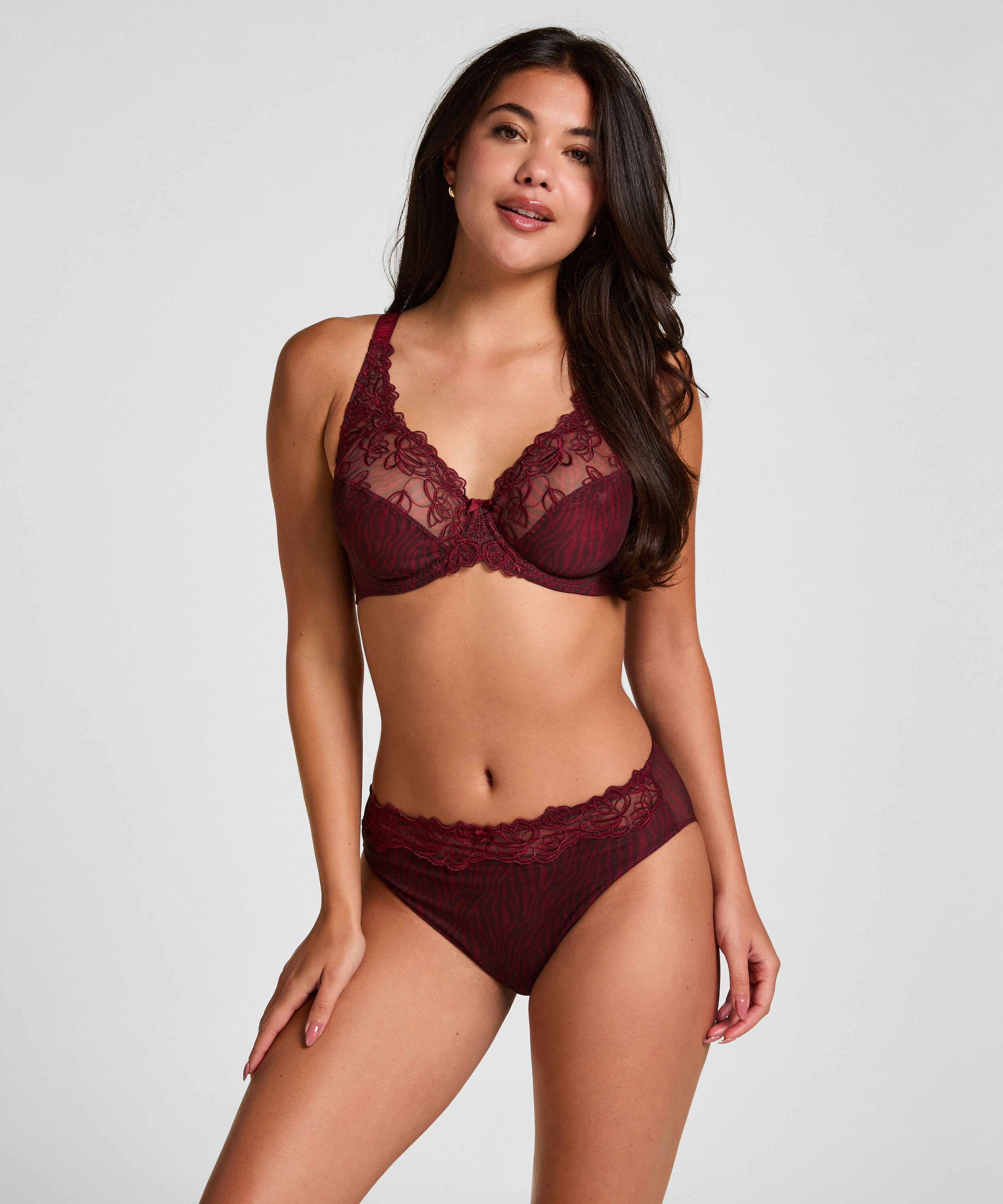 Hoge slip Diva, Rood
