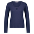 Pyjama top lange mouwen rib keyhole, Blauw