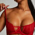 Soutien-gorge à armatures non préformé Lulu, Rouge